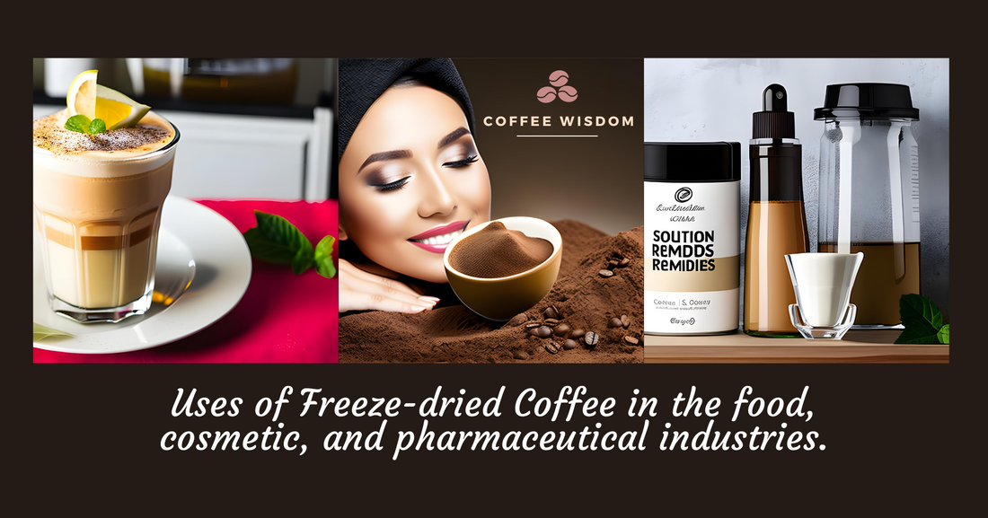 Uses of Buencafé freeze dried coffee in the food, cosmetic, and pharmaceutical industries.