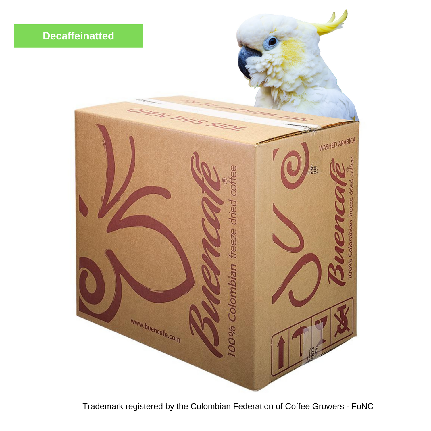 Buencafe Freeze dried coffee Wholesale box 25kg Decaffeinated Medium roast