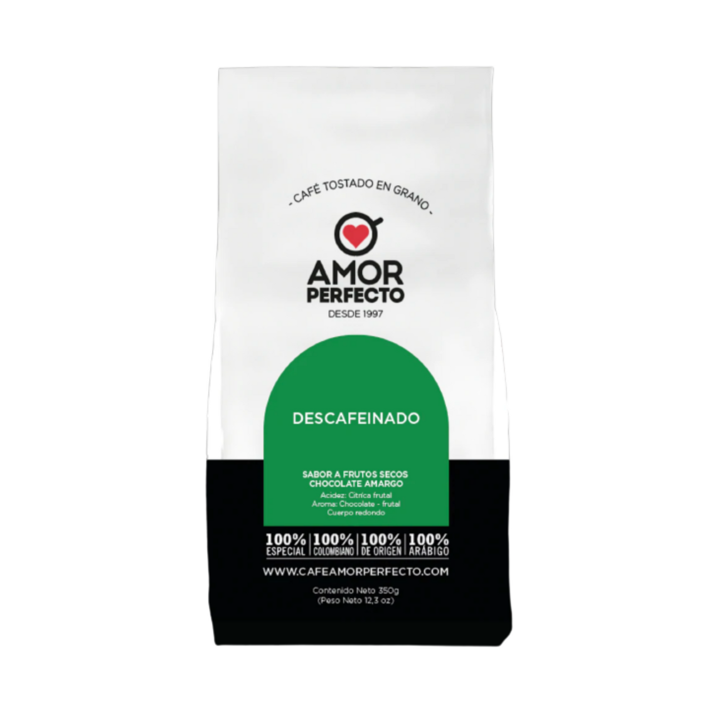 Amor Perfecto Decaffeinated single origin - low acid coffee