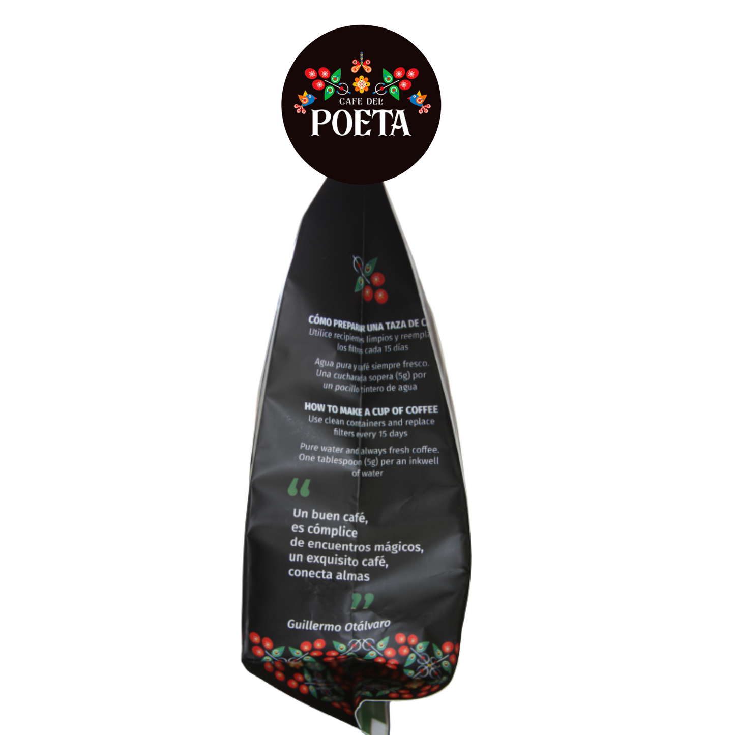 Del Poeta Geisha Certified Single-Origin Colombian Coffee. Instructions