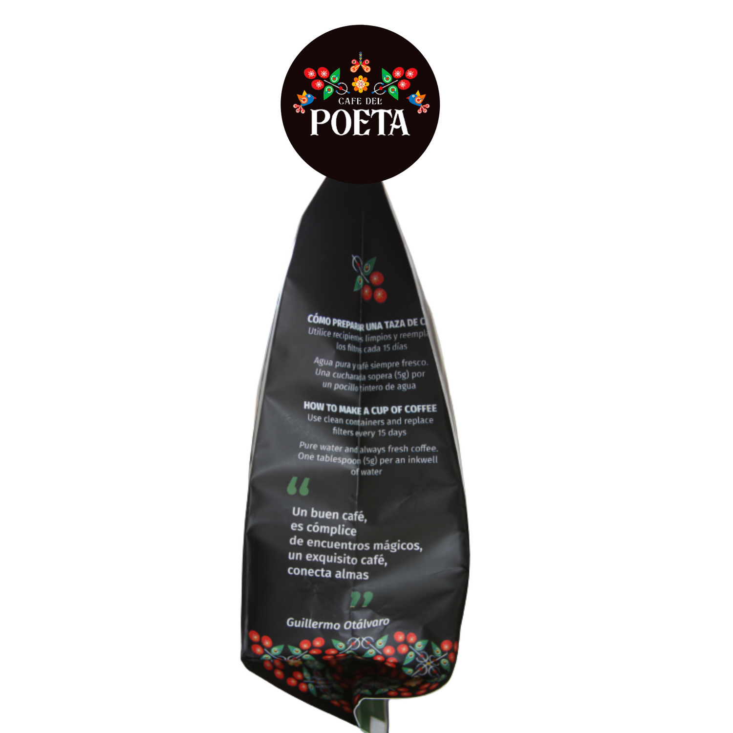 Del Poeta Geisha Certified Single-Origin Colombian Coffee. Instructions