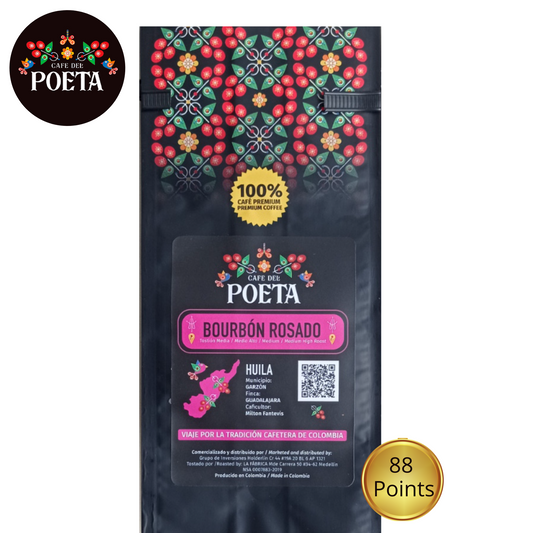 Del Poeta Coffee - Varietal Pink Bourbon here at Coffee Bean and Birds
