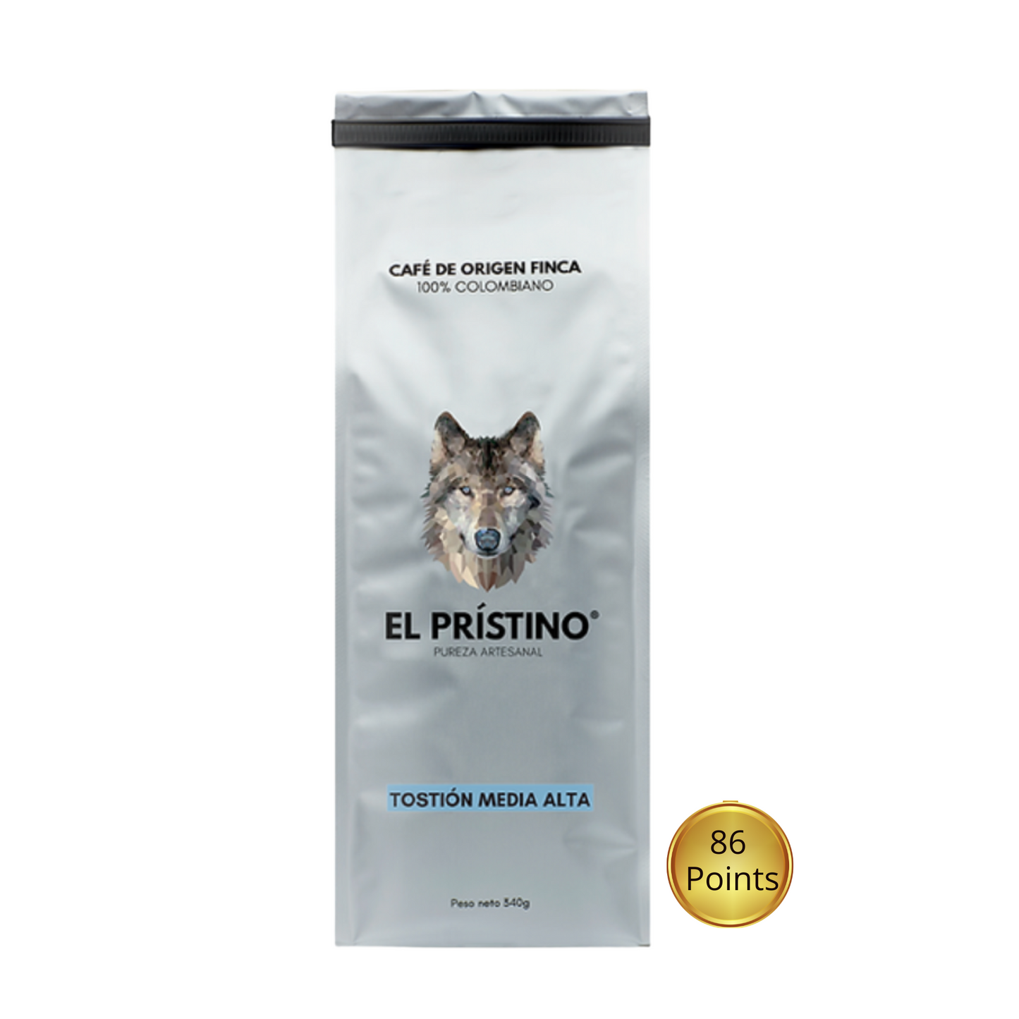 El Prístino Specialty Colombian Coffee - Medium high Roast. Buy it here at Coffee Bean and Birds