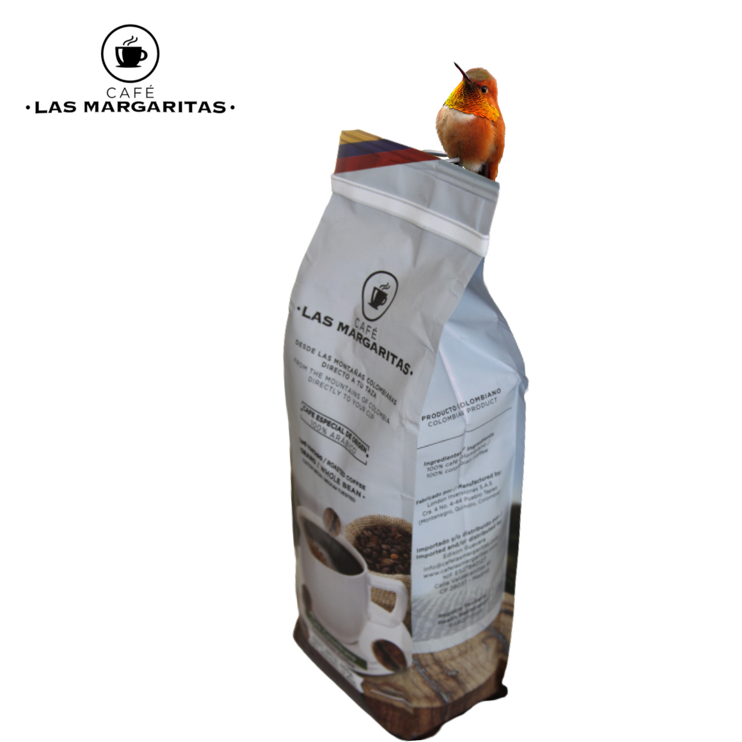 Las Margaritas Single-Origin Certified Specialty Coffee. FInd it here at Coffee Bean and Birds