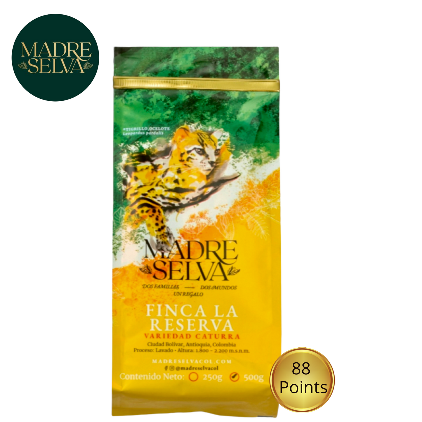 Madre Selva Farm La Reserva - Specialty Single-Origin Coffee. 100% Colombian Arabica